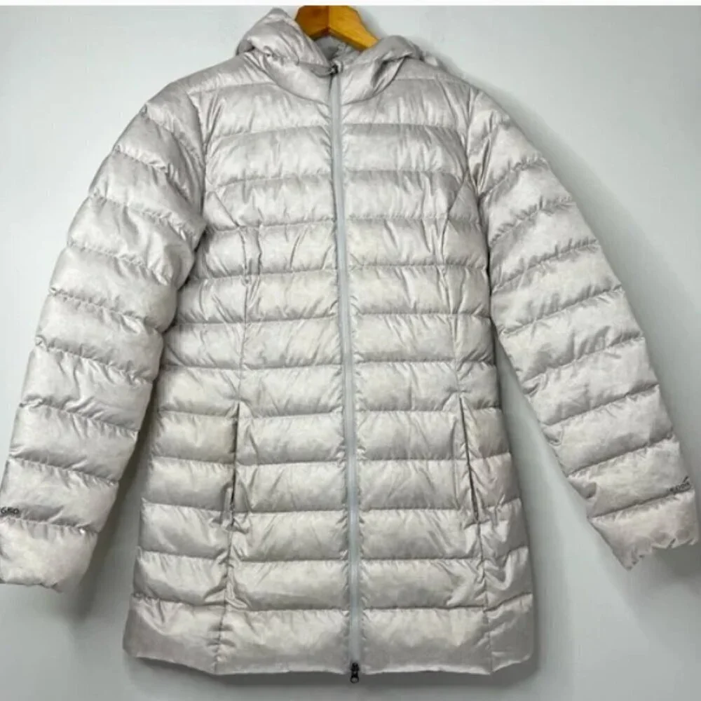 Eddie Bauer Gray Cirruslite Down Parka Size 2X - Picture 3 of 6